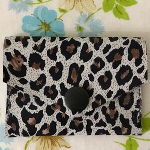 Leopard Print 🐆 Handcrafted Wallet Cardholder